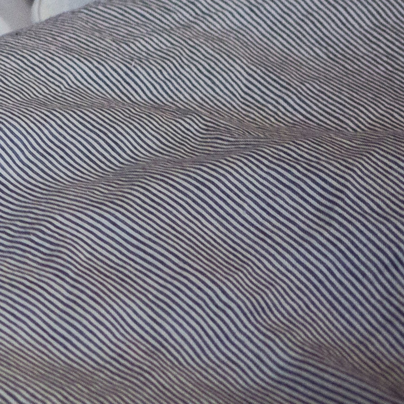 Limited Edition Linen Duvet Cover Set - Pacific Stripe
